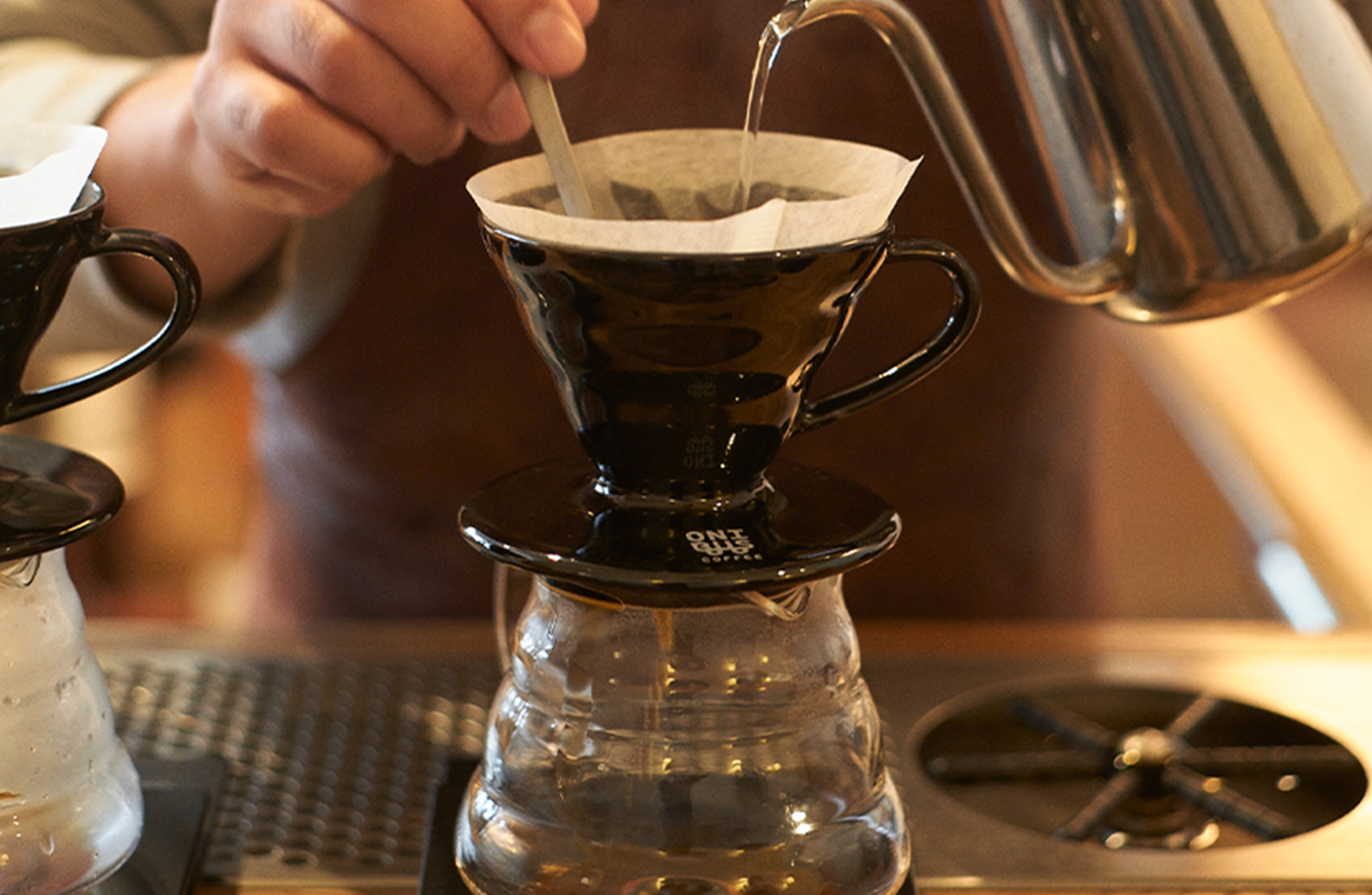 ハンドドリップ　アイスコーヒーの淹れ方