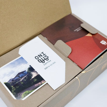 コーヒーギフト [オニバスブレンド&オリジナルグラスセット]