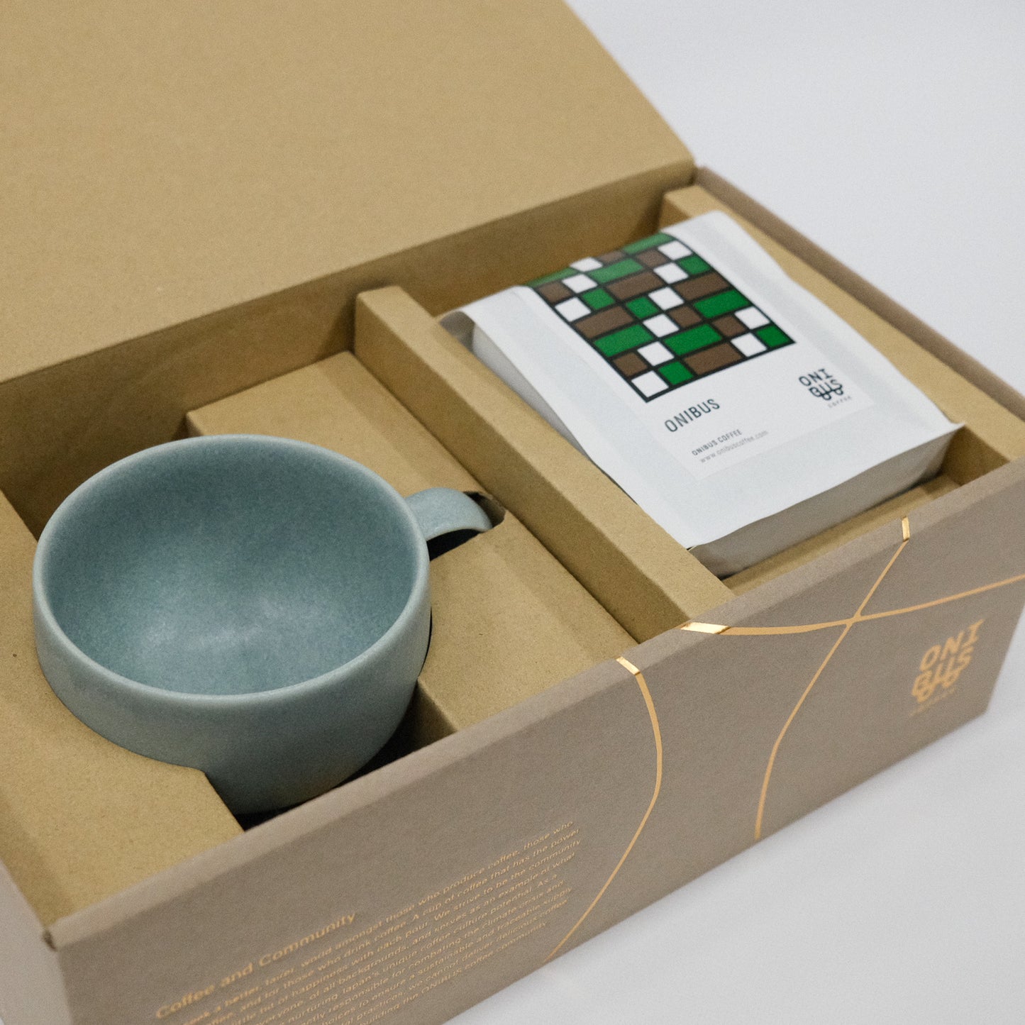 コーヒーギフト [オニバスブレンド&カップ・ソーサーセット]