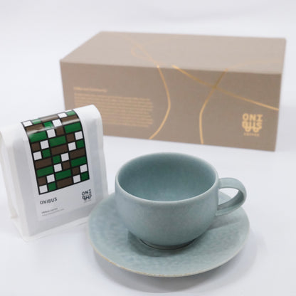 コーヒーギフト [オニバスブレンド&カップ・ソーサーセット]