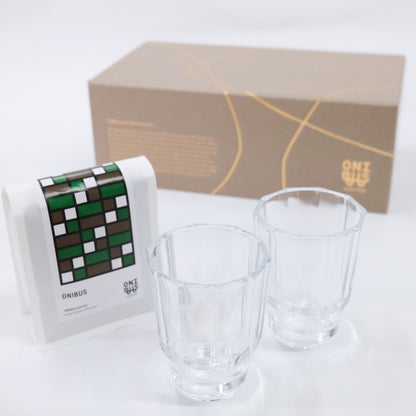 コーヒーギフト [オニバスブレンド&オリジナルグラスセット]