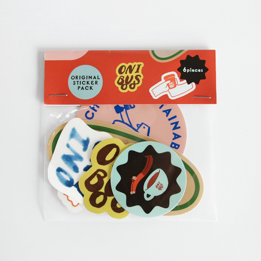 ONIBUSオリジナル ステッカー (6枚入り)